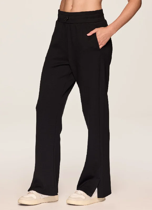 Solace Scuba Wide Leg Pant Soft Cotton Pants