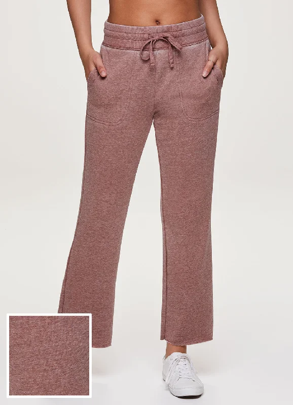 Zen French Terry Flare Pant Chic Black Leggings