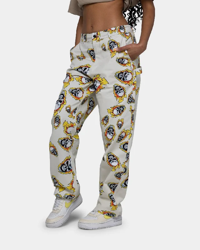 HUF HUF X Marvel Ghost Rider Painter Pants Natural Classic Straight Pants