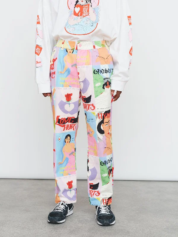 LO X Laura Callaghan Cover To Cover Unisex Pants Soft Stretch Trousers