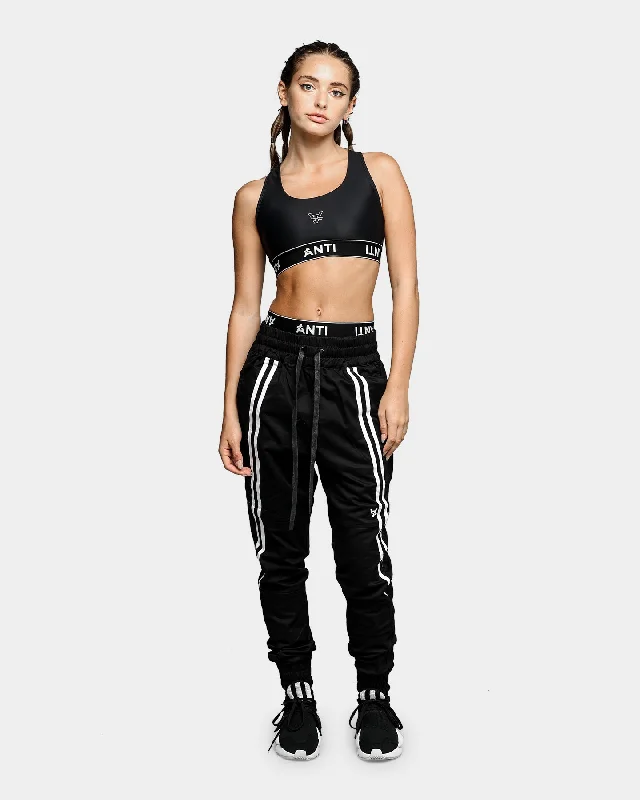 The Anti Order Anti-Sport Component Pant Black/White Comfortable Pleated Pants