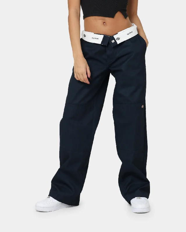 Dickies Loose Double Knee Work Pants Dark Navy Formal Slim Pants
