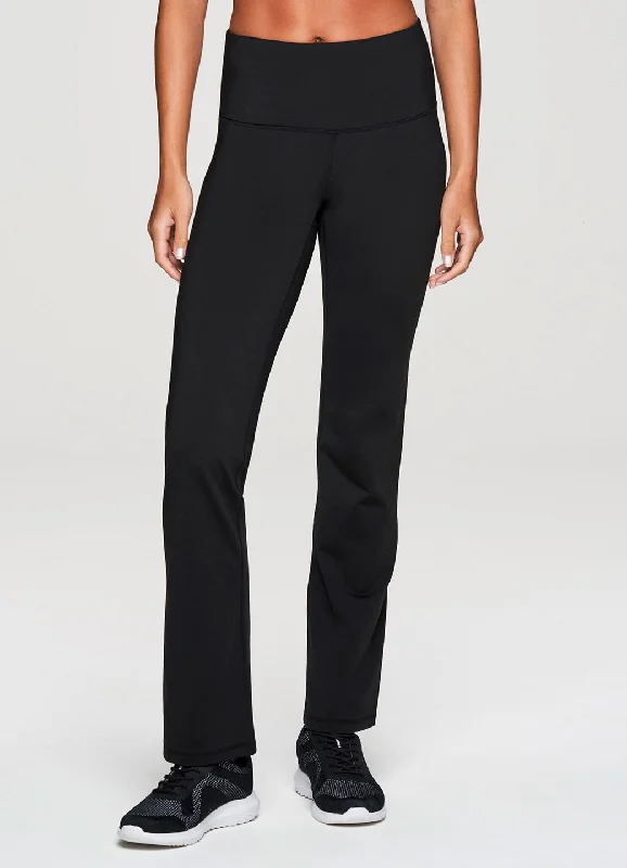 Prime Fleece Slim Bootcut Pant Comfy High-Waist Jeans
