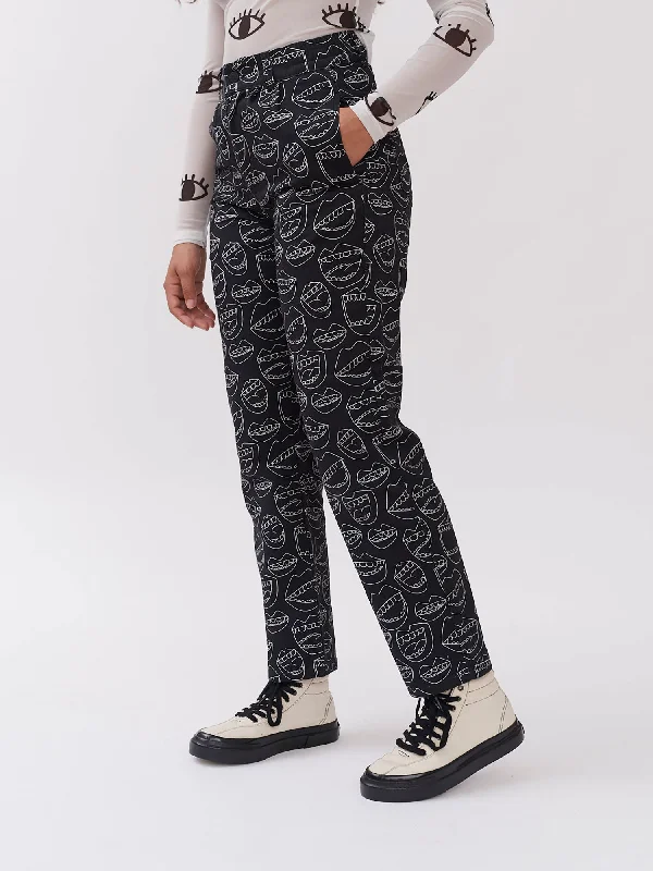 Lazy Oaf Chatterbox Unisex Pants Elegant Trouser Pants