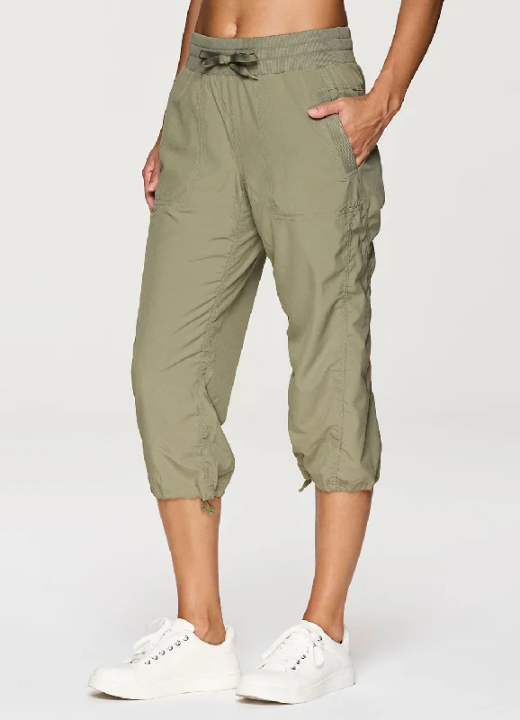 Lumen Lightweight Capri Pant Comfortable Denim Trousers