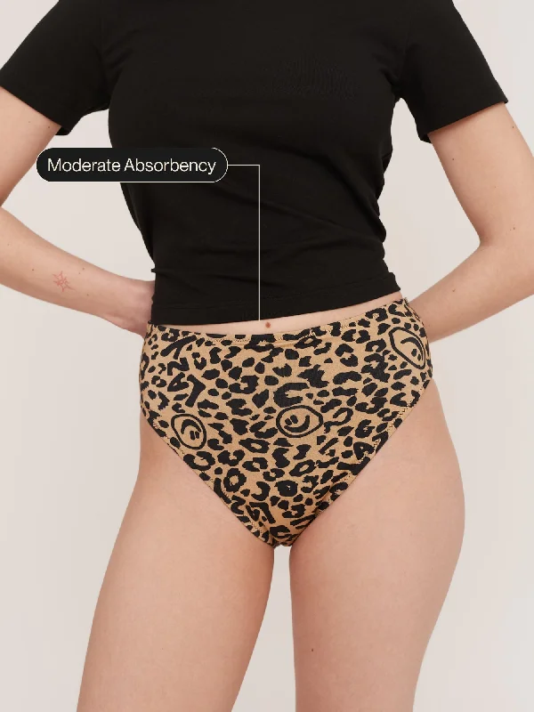 Lazy Oaf X ohne Leopard Period Pants - Moderate Trendy Wide-Leg Pants