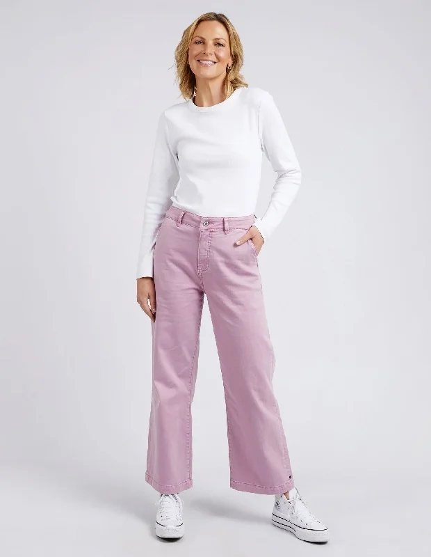 SCARLETT WIDE LEG PANT -PEONY Casual Yoga Pants