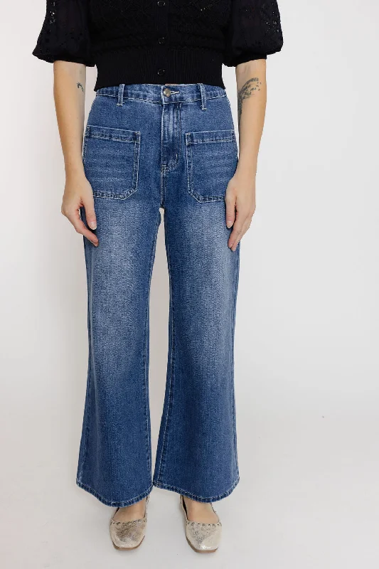 Harvey Pant in Denim Comfortable Denim Trousers