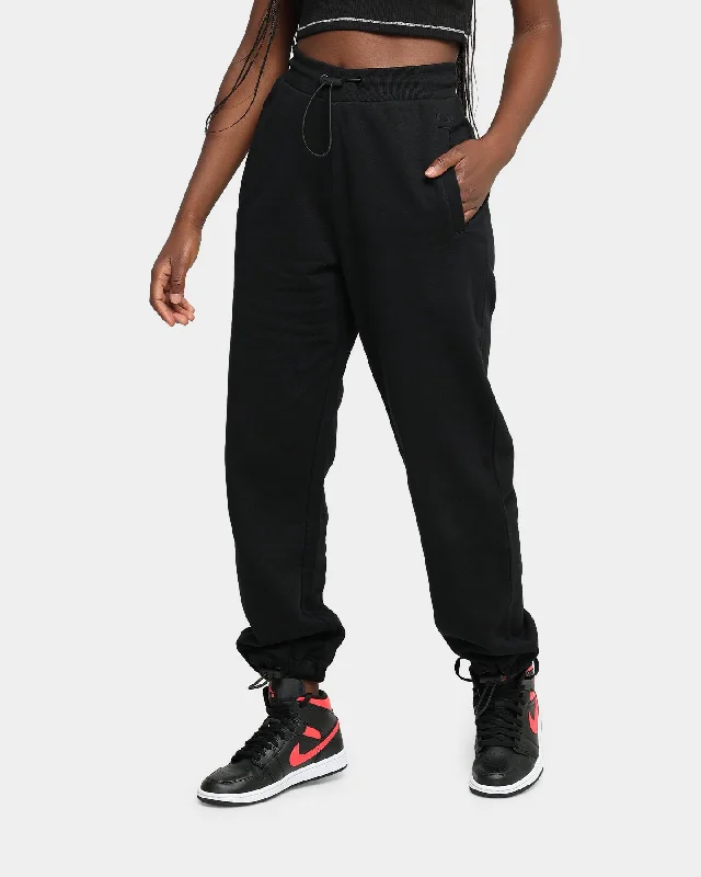 EN ES Women's Social Grace Track Pant Black Cozy Fitted Pants