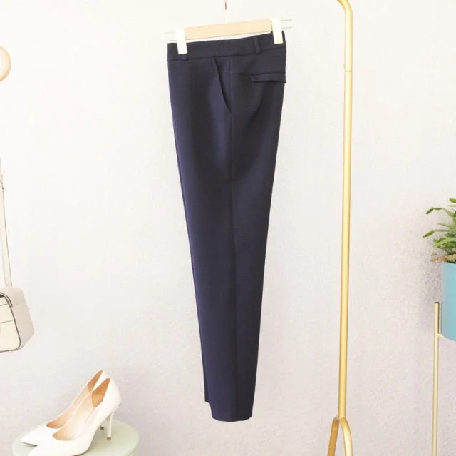 navy pants