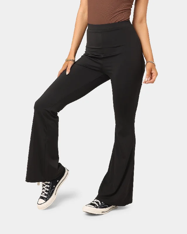 XXIII Women's Aiday Flare Pants Black Cozy Lounge Pants
