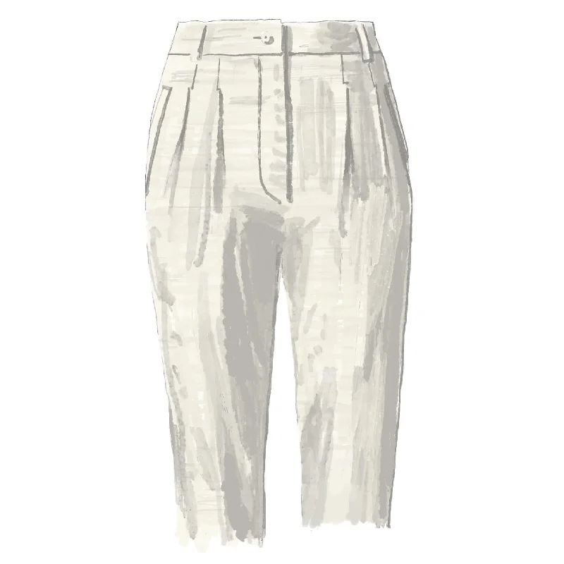 Tailored Linen Pants Casual Track Pants
