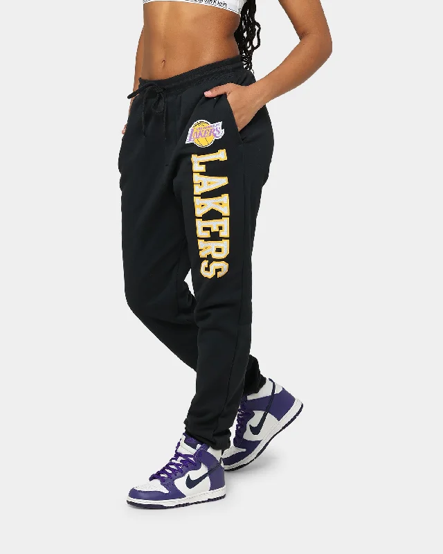 Mitchell & Ness Los Angeles Lakers Vintage Finals Sweat Pants Faded Black Elegant Silk Pants