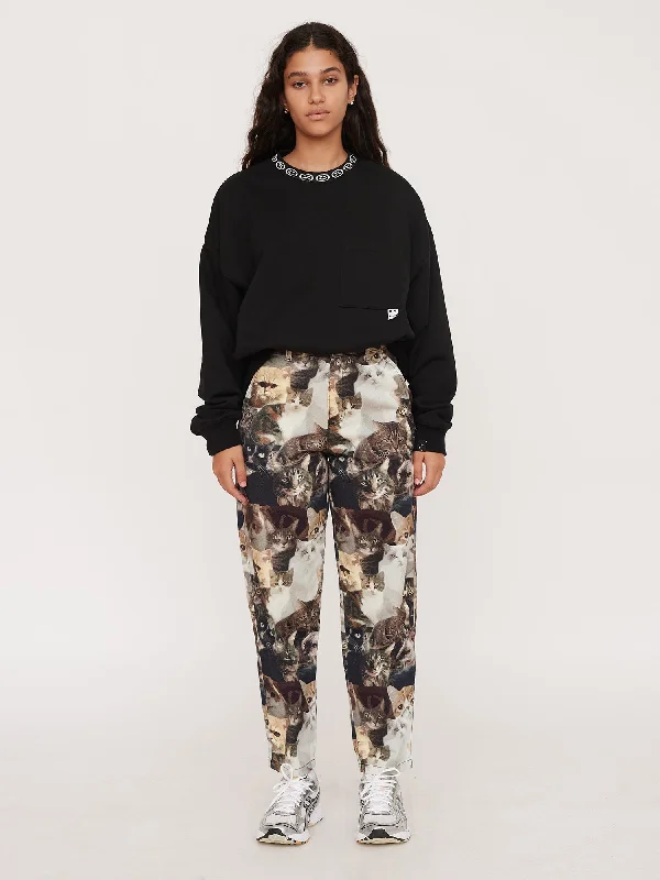 Cat Pants Wide-Legged Palazzos