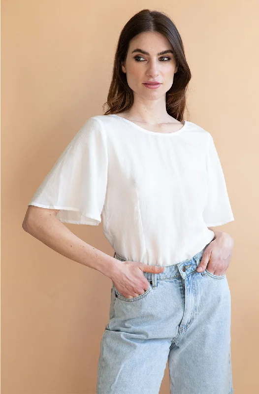 Lys Reversible Blouse White