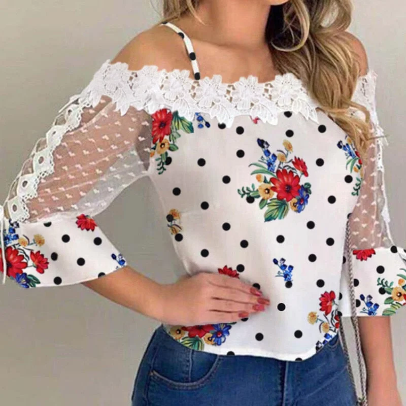 White Floral Multi