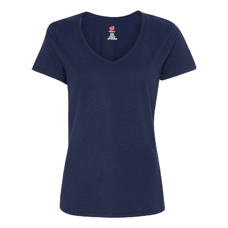 Hanes Perfect-T Womens V-Neck T-Shirt