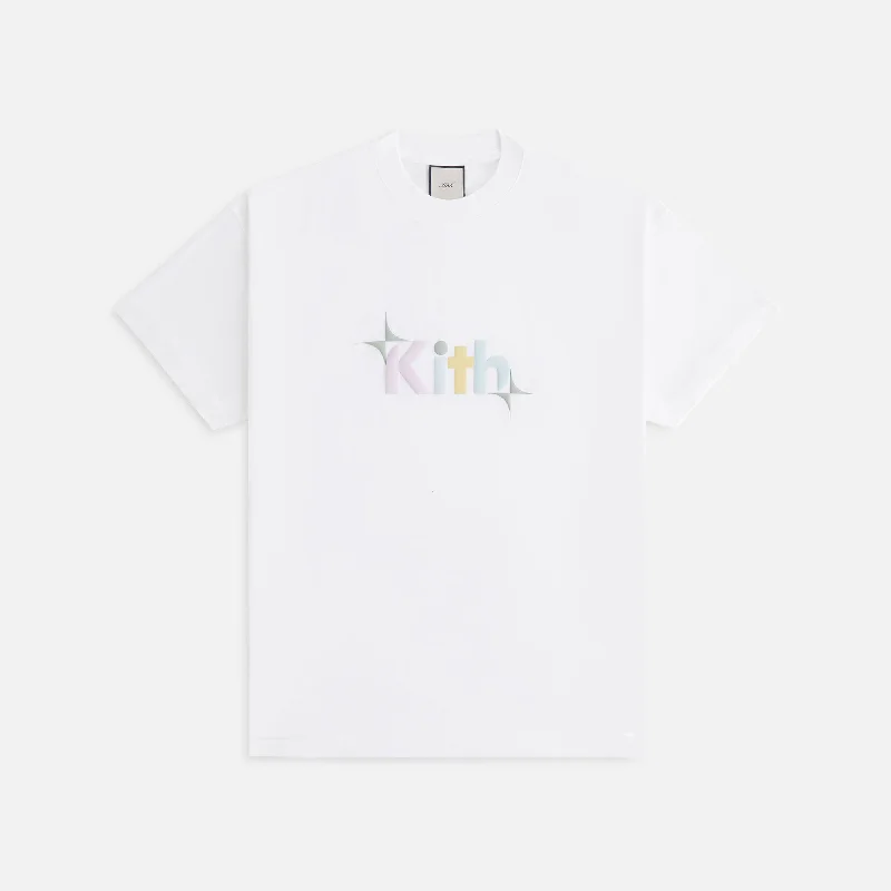 Kith Women Burst Logo Vintage Tee - White