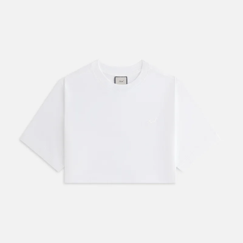 Kith Women Fei Cropped Tee - White