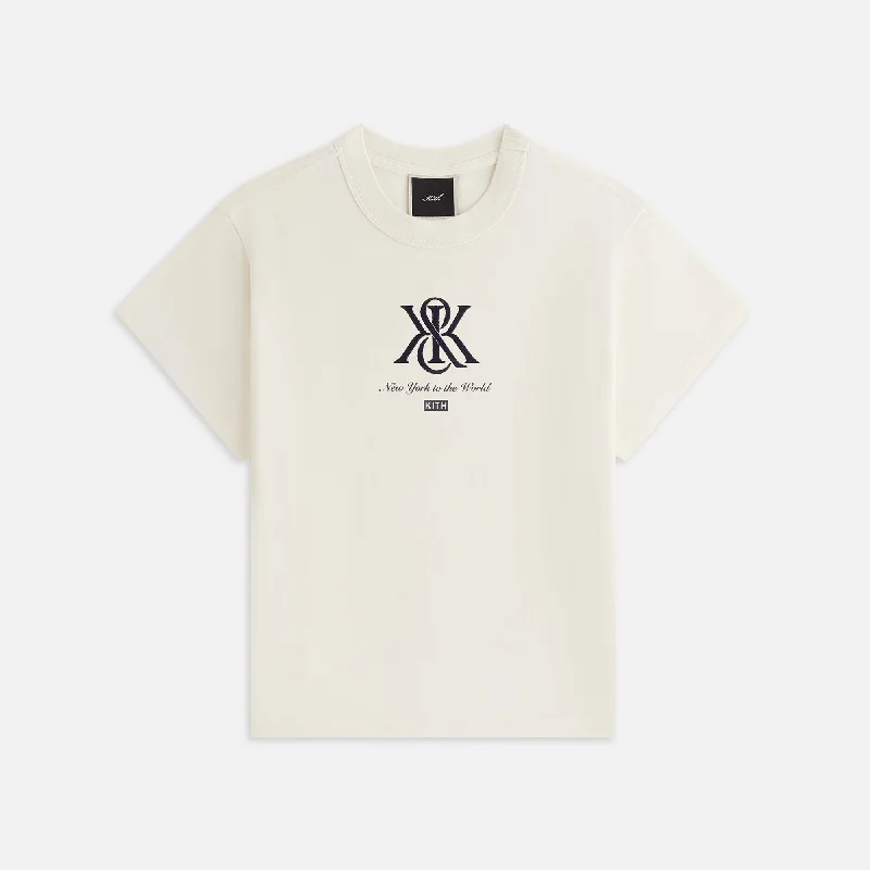 Kith Women Mulberry Crest Vintage Tee - Muslin