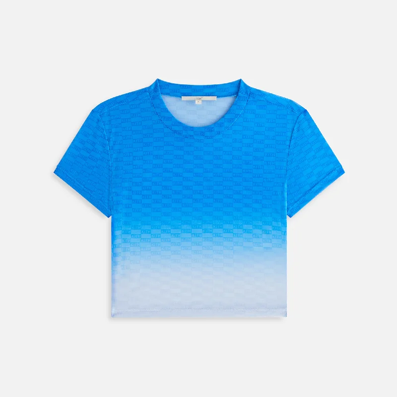 Kith Women Mulberry Monogram Mesh Tee - Chicory