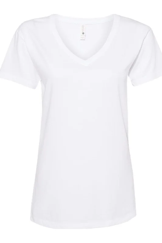 Next Level Womens Cotton V-Neck T-Shirt