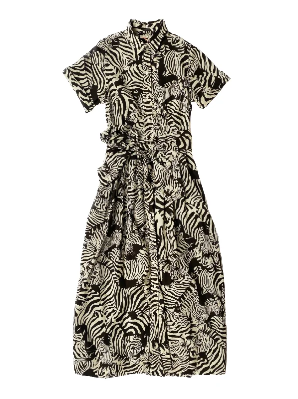 ANN MASHBURN | CLASSIC SHIRTWAIST MAXI DRESS Chic Button-Up Maxi Dress