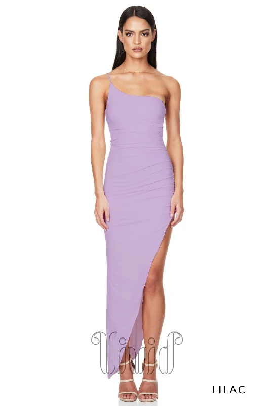 Aria One Shoulder Maxi Dress Classic V-Neck Maxi Dress