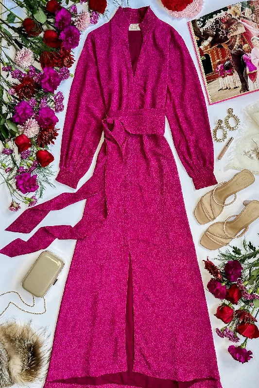 Cecilia Full Sleeve Maxi Dress Fashionable Printed Maxi Dress
