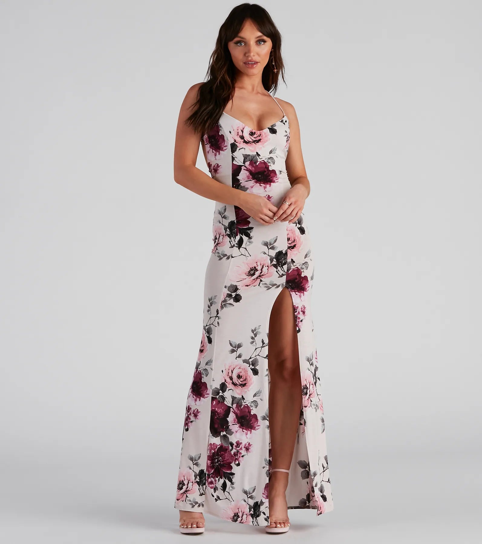 Date Night Chic Floral Maxi Dress Chic Summer Maxi Dress