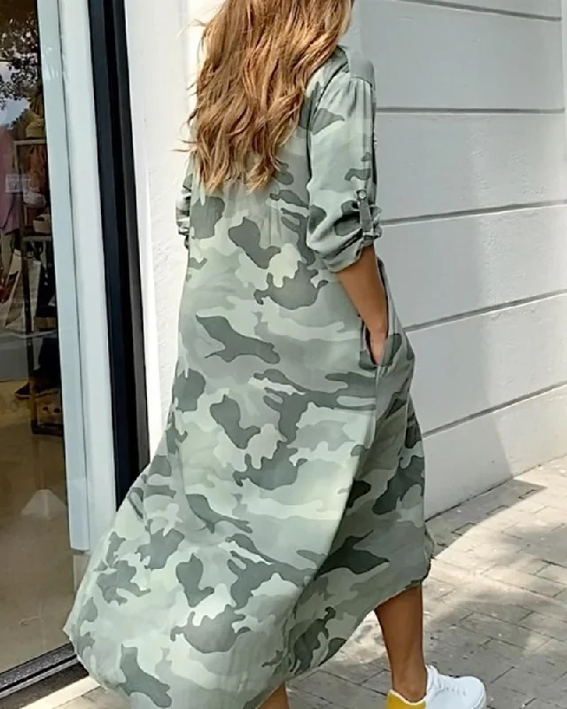 DRESS MAXI DRESS Stylish Pleated A-Line Maxi Dress