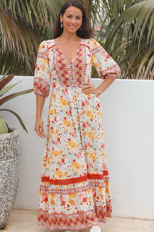 GABRIELLE MAXI DRESS Stylish One-Shoulder Maxi Dress