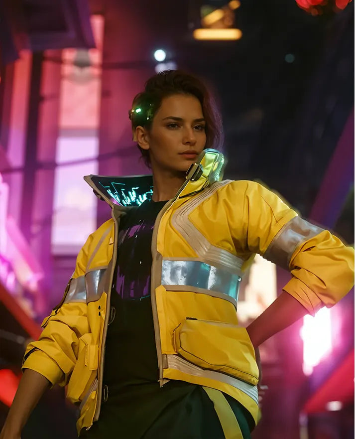 Cyberpunk 2077 Edgerunners Lucy Yellow Jacket