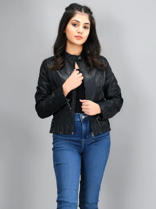 Iconic Leather Jacket - Black