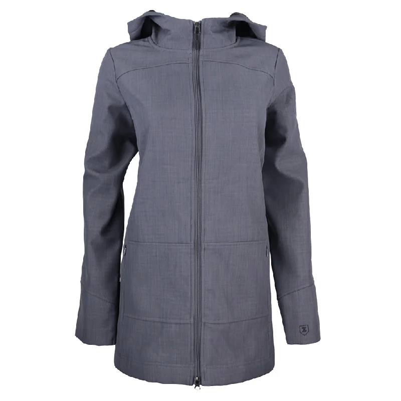 48-Hour Zusa Women's Grey Cross-Hatch Wanderlust Traveler Jacket