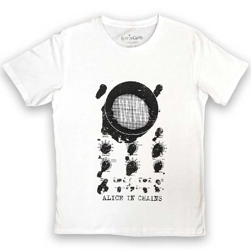 Alice In Chains | Official Band T-Shirt | Oscilloscope Chenille Blend Fleece Blend Nylon Blend
