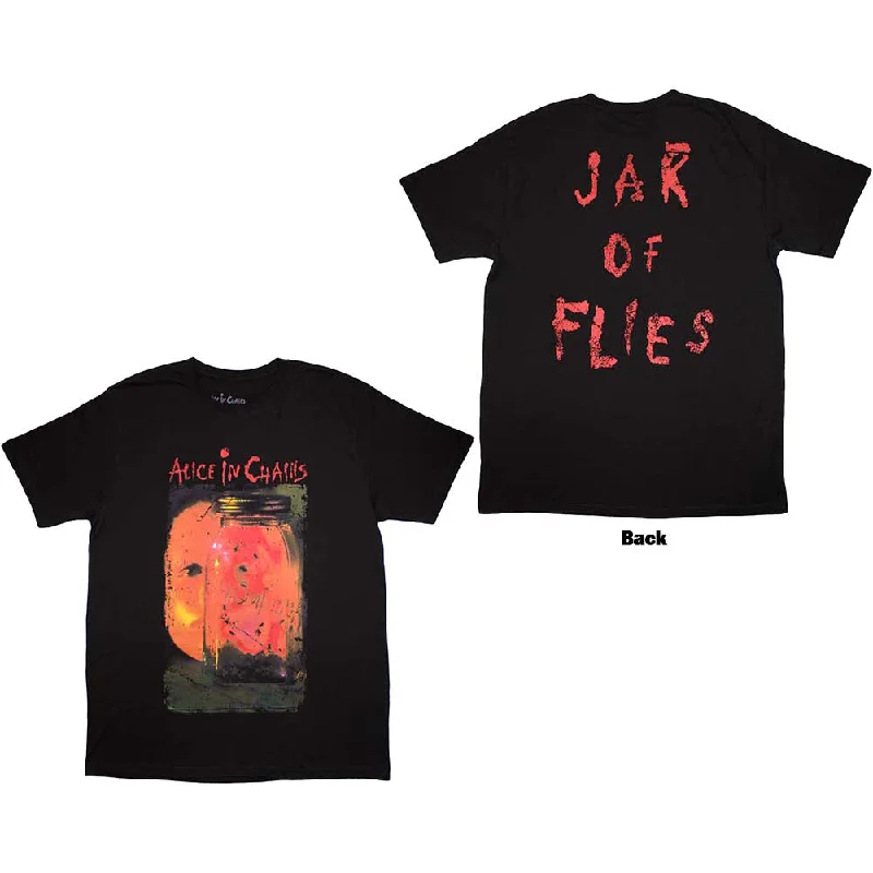 Alice In Chains | Official Band T-Shirt | Jar of Flies (Back Print) Mesh Blend Leather Blend Suede Blend