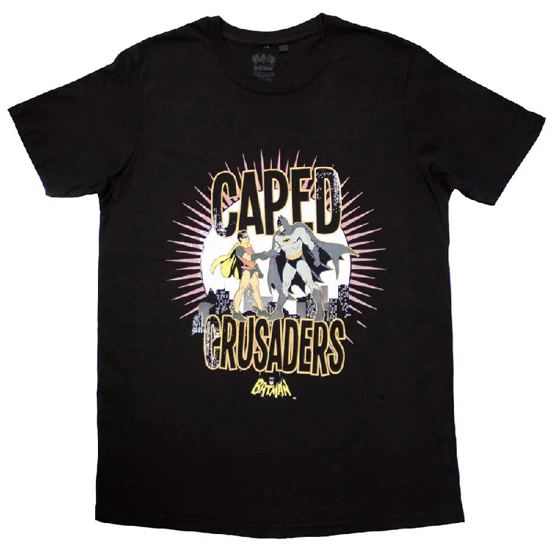 DC Comics | Official Movie T-Shirt | Batman Caped Crusaders Faux Fur Fabric Real Fur Fabric Shearling Fabric