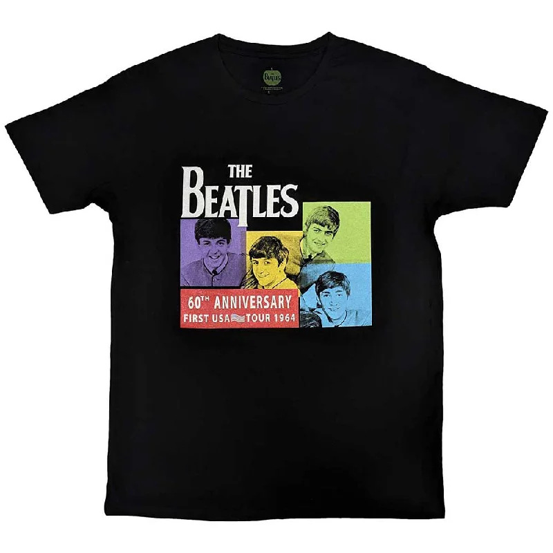 The Beatles | Official Band T-Shirt | US 1964 Asymmetrical Pockets Print