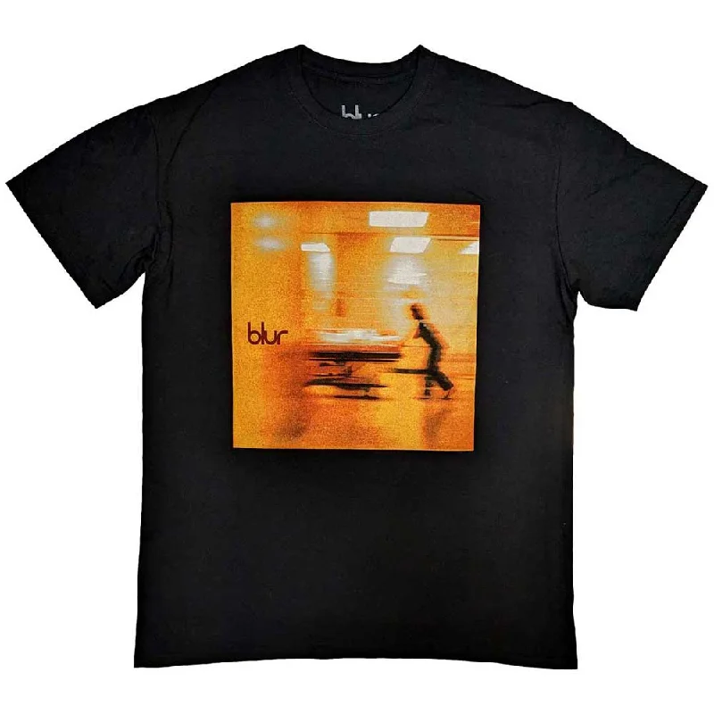 Blur | Official Band T-Shirt | Blur Album Cover Zippered Front Buttoned Front Snap Front