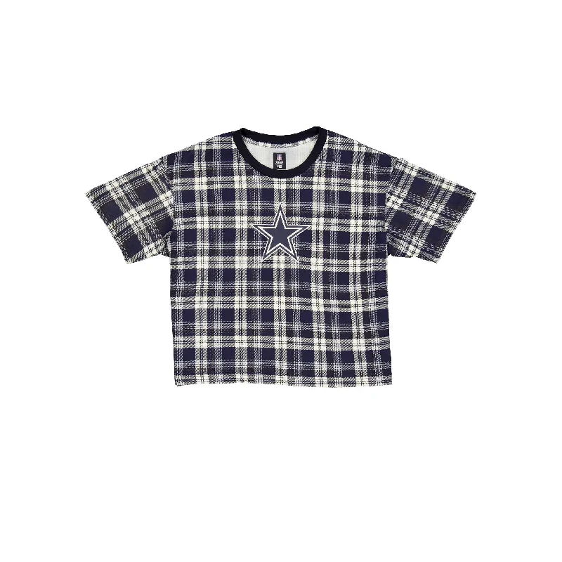Dallas Cowboys 3rd Down Plaid Women's T-Shirt Lace Blend Ribbed Blend Corduroy Blend Dallas Cowboys 3rd Down Plaid Women's T-Shirt Lace Blend Ribbed Blend Corduroy Blend