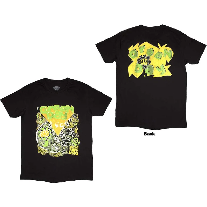 Green Day | Official Band T-Shirt | Psychedelic Kerplunk (Back Print) Plaid T-Shirt Polka Dot Checkered Green Day | Official Band T-Shirt | Psychedelic Kerplunk (Back Print) Plaid T-Shirt Polka Dot Checkered