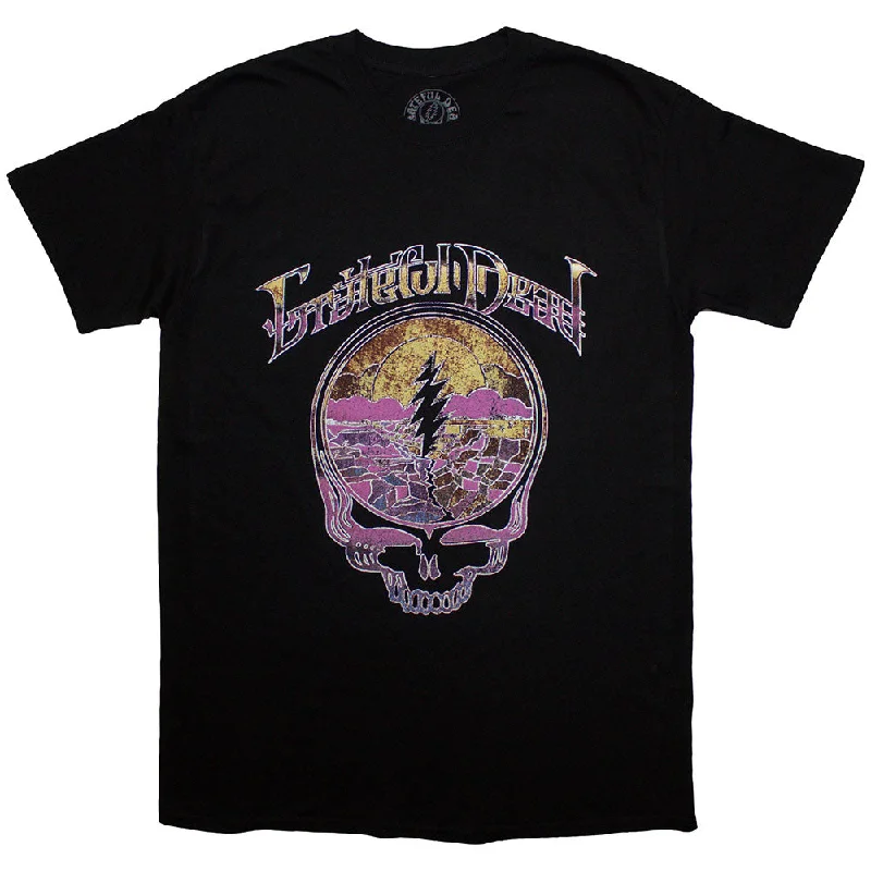 Grateful Dead | Official Band T-Shirt | Mosaic Collared Crew Neck Turtle Neck