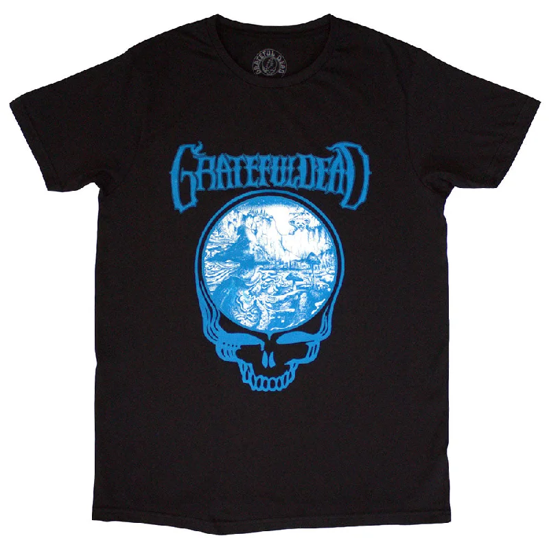 Grateful Dead | Official Band T-Shirt | Mushrooms Polka Dot Checkered Tartan