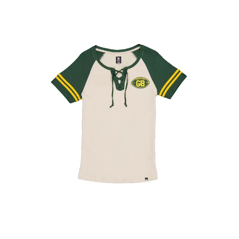Green Bay Packers 3rd Down Historic Women's T-Shirt Elegant Classic Vintage