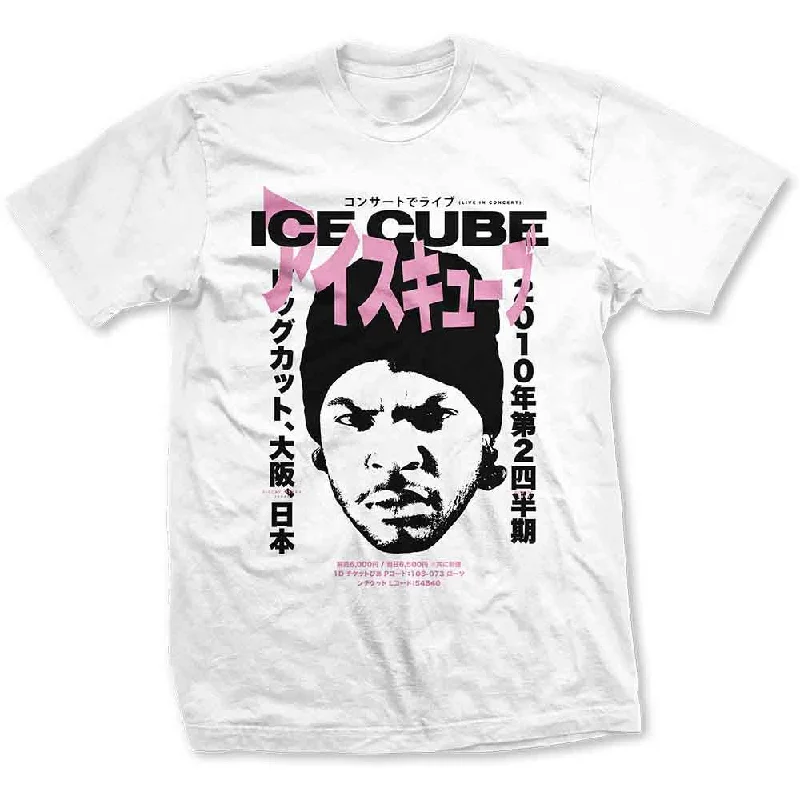 Ice Cube | Official Band T-Shirt | Beanie Kanji (Back Print) Chenille Blend Fleece Blend Nylon Blend