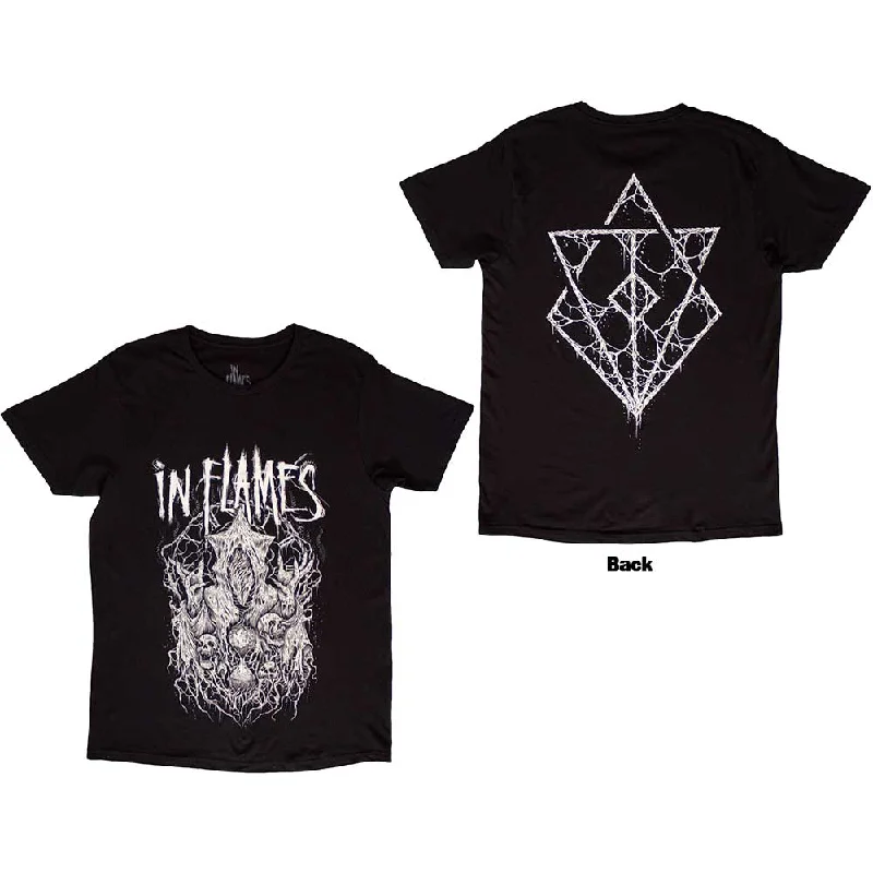 In Flames | Official Band T-Shirt | Buried in Time (Back Print) Zippered Front Buttoned Front Snap Front In Flames | Official Band T-Shirt | Buried in Time (Back Print) Zippered Front Buttoned Front Snap Front