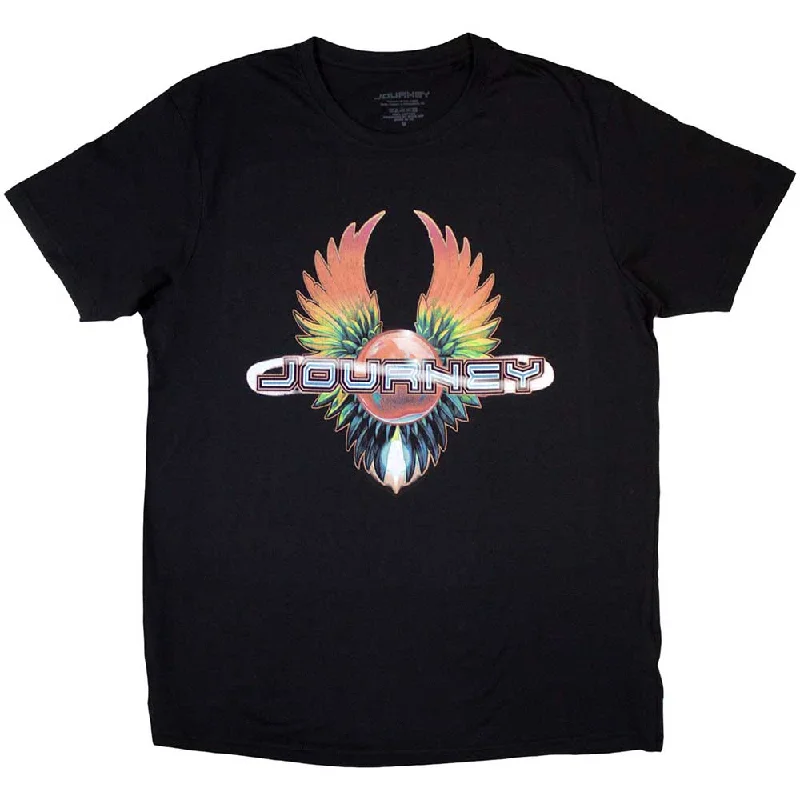 Journey | Official Band T-Shirt | Tie-Dye Wings Front Pockets Side Pockets Patch Pockets