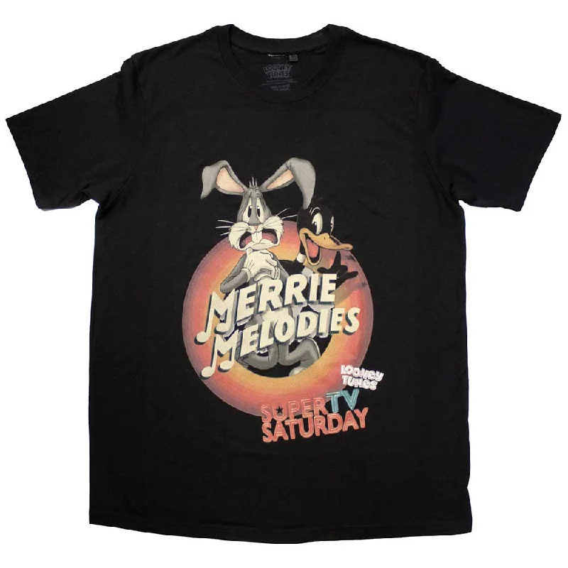 Looney Tunes | Official Movie T-Shirt | Merrie Melodies Knit Fabric Woven Fabric Fleece Fabric