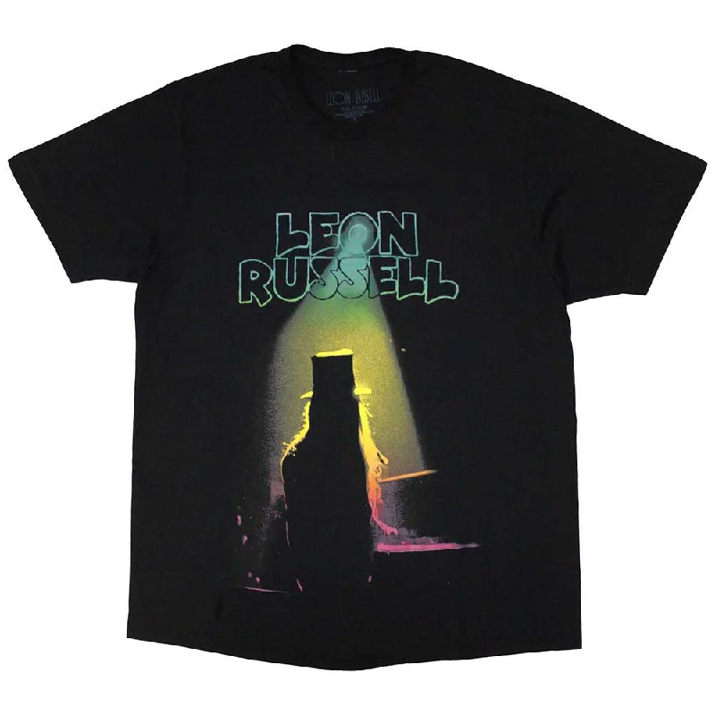 Leon Russel | Official Band T-Shirt | Masquerade Basic T-Shirt Crew Neck Short Sleeve Leon Russel | Official Band T-Shirt | Masquerade Basic T-Shirt Crew Neck Short Sleeve